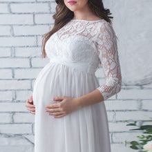 Load image into Gallery viewer, Goocheer Pregnant Mother Dress Maternity Photography Props Women Pregnancy Clothes Lace Dress For Pregnant Photo Shoot Clothing