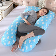 Load image into Gallery viewer, Pregnant Women Sleeping Support Pillow Cotton Pillowcase U Shape Maternity Pillows Pregnancy Side Sleeper Bedding Dropshipping