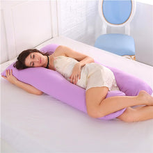 Load image into Gallery viewer, Pregnant Women Sleeping Support Pillow Cotton Pillowcase U Shape Maternity Pillows Pregnancy Side Sleeper Bedding Dropshipping