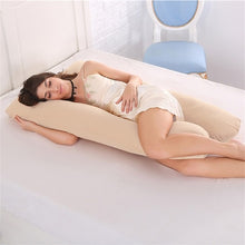 Load image into Gallery viewer, Pregnant Women Sleeping Support Pillow Cotton Pillowcase U Shape Maternity Pillows Pregnancy Side Sleeper Bedding Dropshipping
