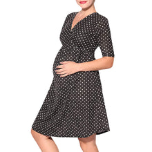 Load image into Gallery viewer, New Fashion Women Pregnant Maternity Nursing Solid Breastfeeding Summer Maternity Dress Wholesale Free Ship Z4