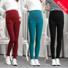 Load image into Gallery viewer, Fashion pregnant women autumn and winter Korean pants trousers belly Slim was thin pencil feet pants
