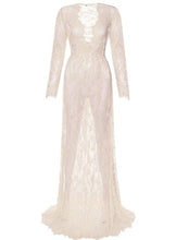 Load image into Gallery viewer, Fashion Maternity Photography Props Maxi Maternity Gown Lace Maternity Dress Fancy Shooting Photo Summer Pregnant Dress Plus