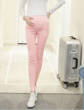 Load image into Gallery viewer, Fashion pregnant women autumn and winter Korean pants trousers belly Slim was thin pencil feet pants