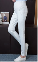 Load image into Gallery viewer, Fashion pregnant women autumn and winter Korean pants trousers belly Slim was thin pencil feet pants