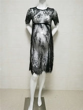 Load image into Gallery viewer, Le Couple Summer Maternity Dresses Lace Maternity Dress for Photography Pregnant Women Dresses Fancy Maternity Photo Shooting